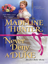 Cover image for Never Deny a Duke